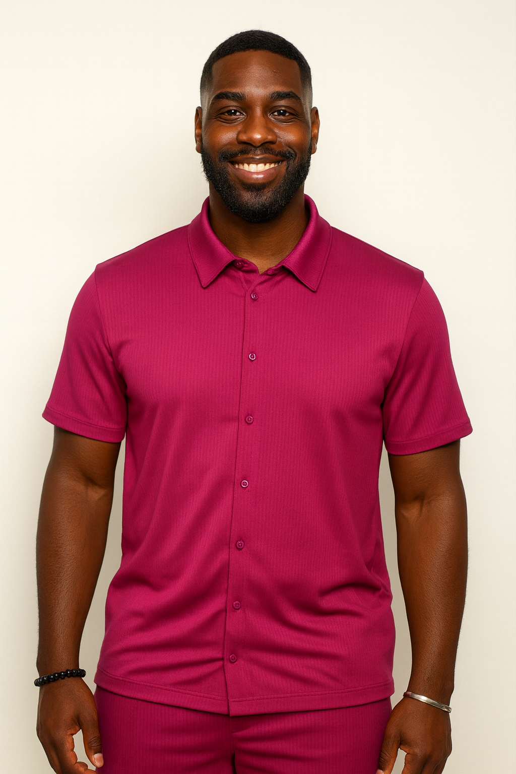 COLLAR SHIRT-PL/PRUPLE