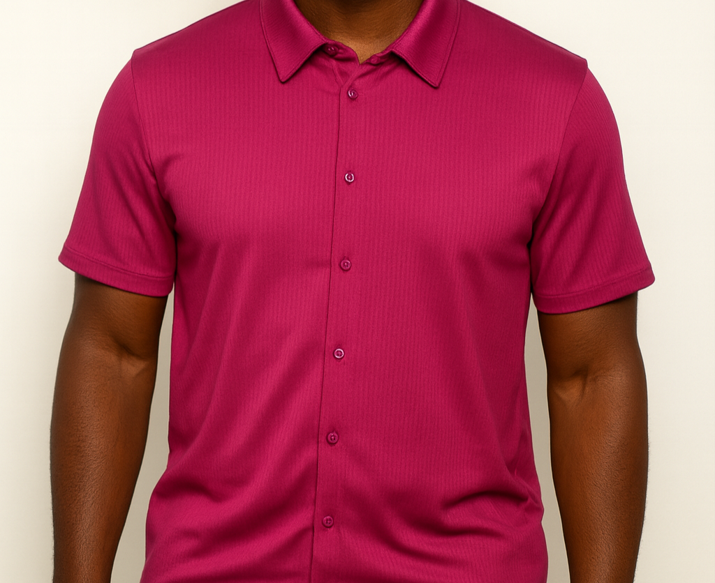 COLLAR SHIRT-PL/PRUPLE