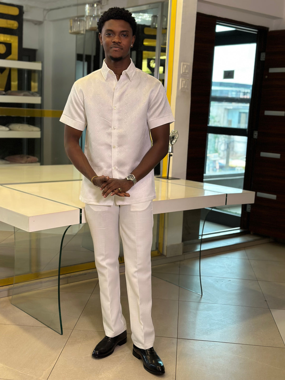 Men’s all white kaftan
