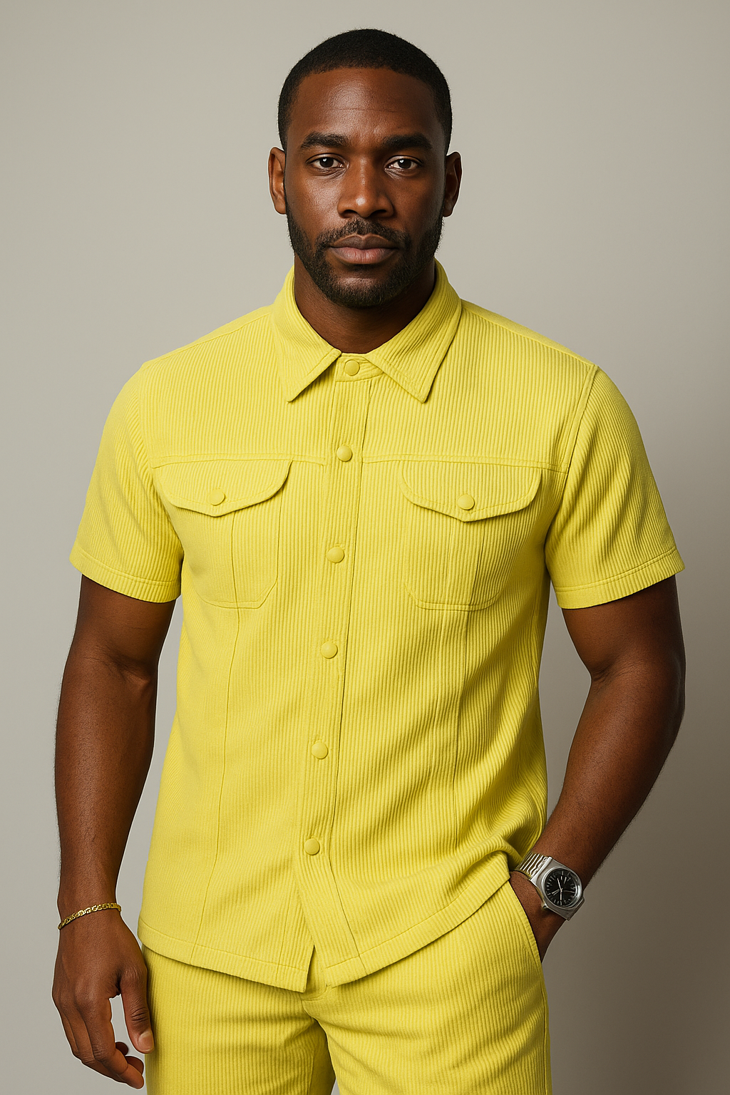 COLLAR-SHIRT-FP/GREEN
