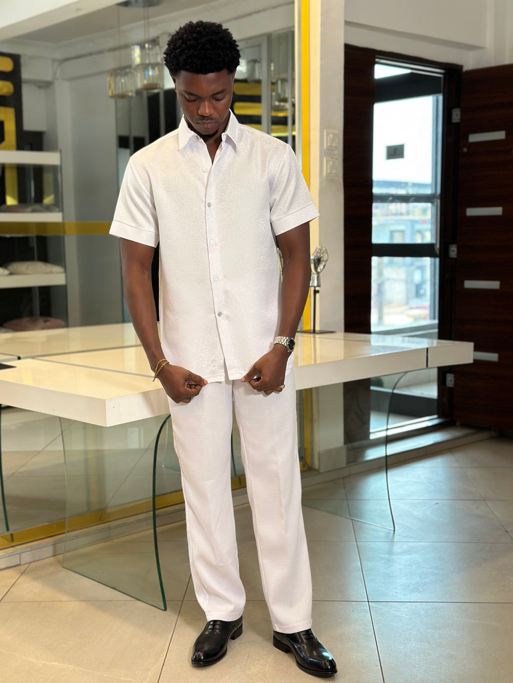 Men’s all white kaftan