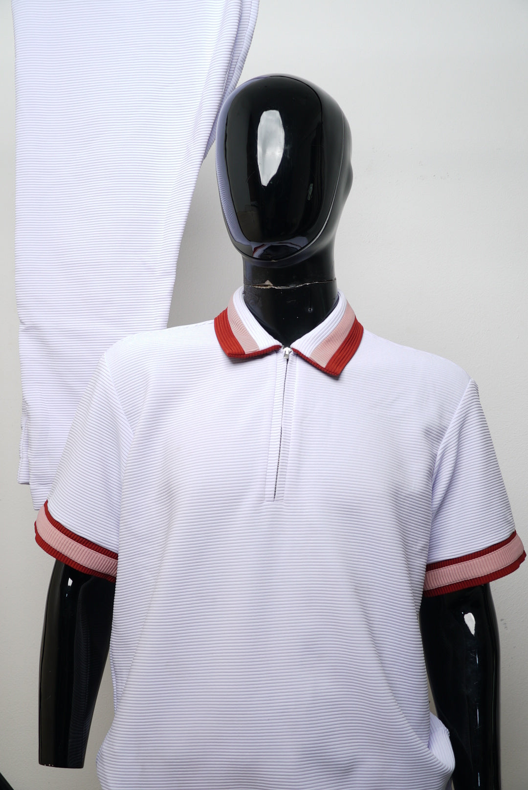 POLO ZIP-PL/WHITE