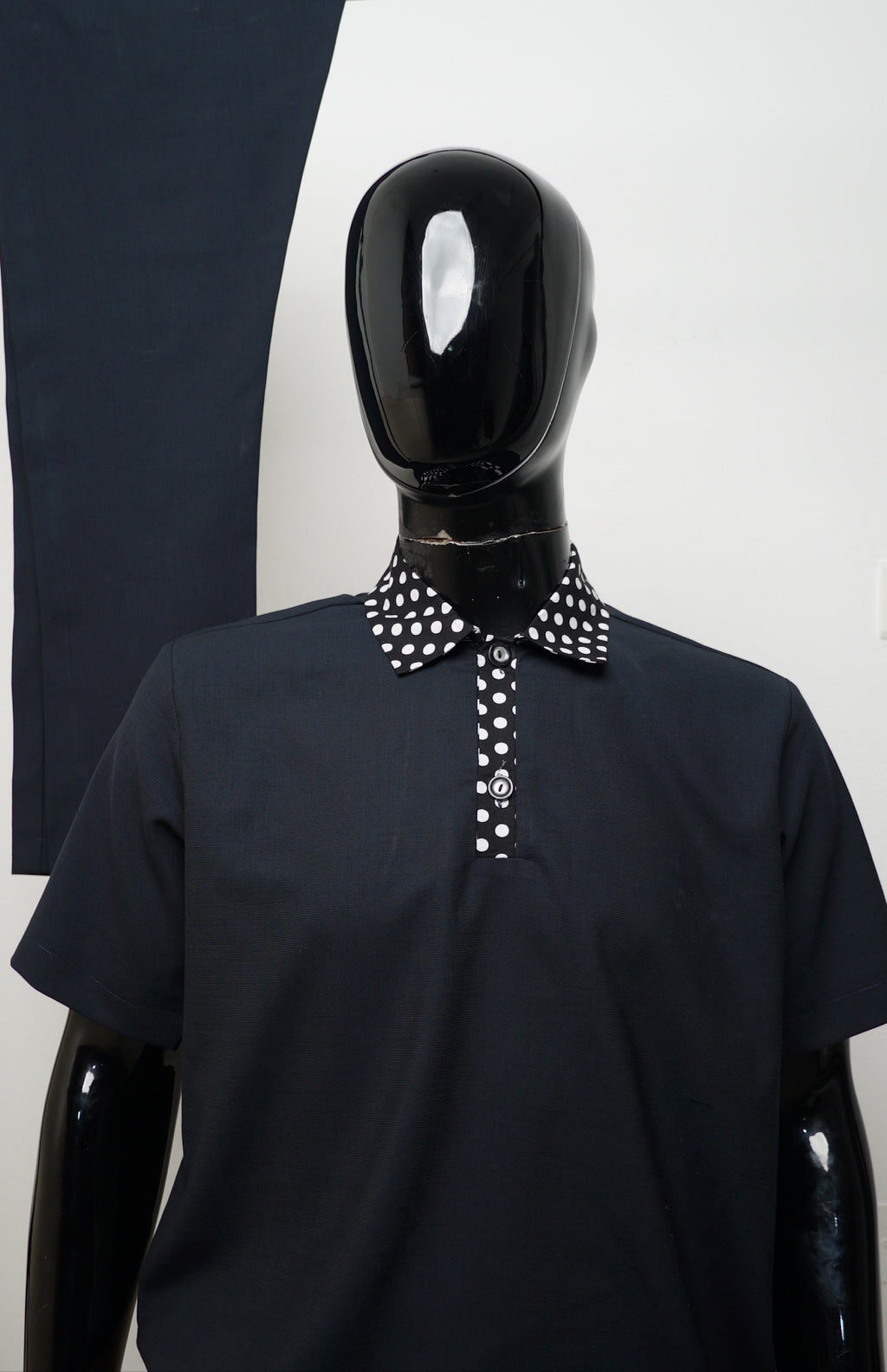 POLO NECK-PL/NAVY