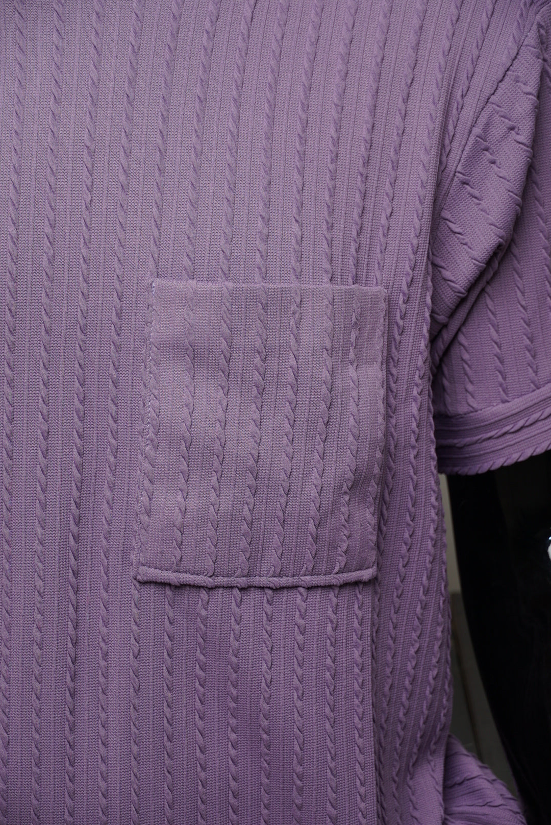 ROUND NECK-1P/PURPLE