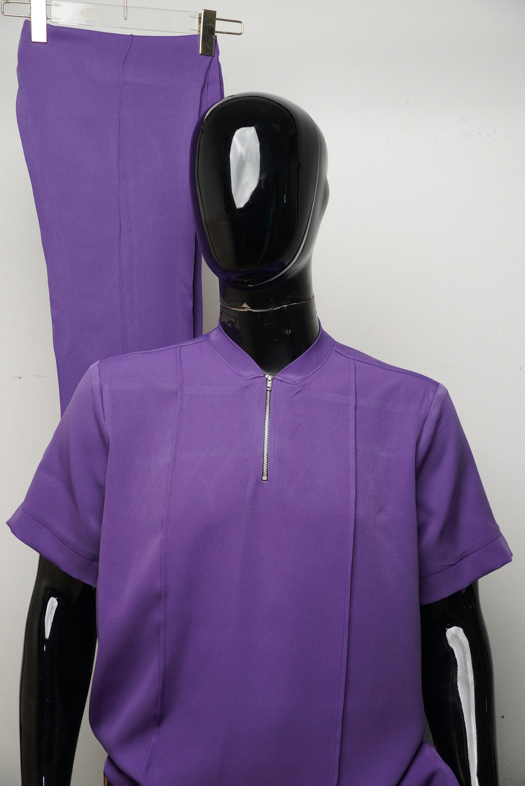 V-NECK-PL/PURPLE