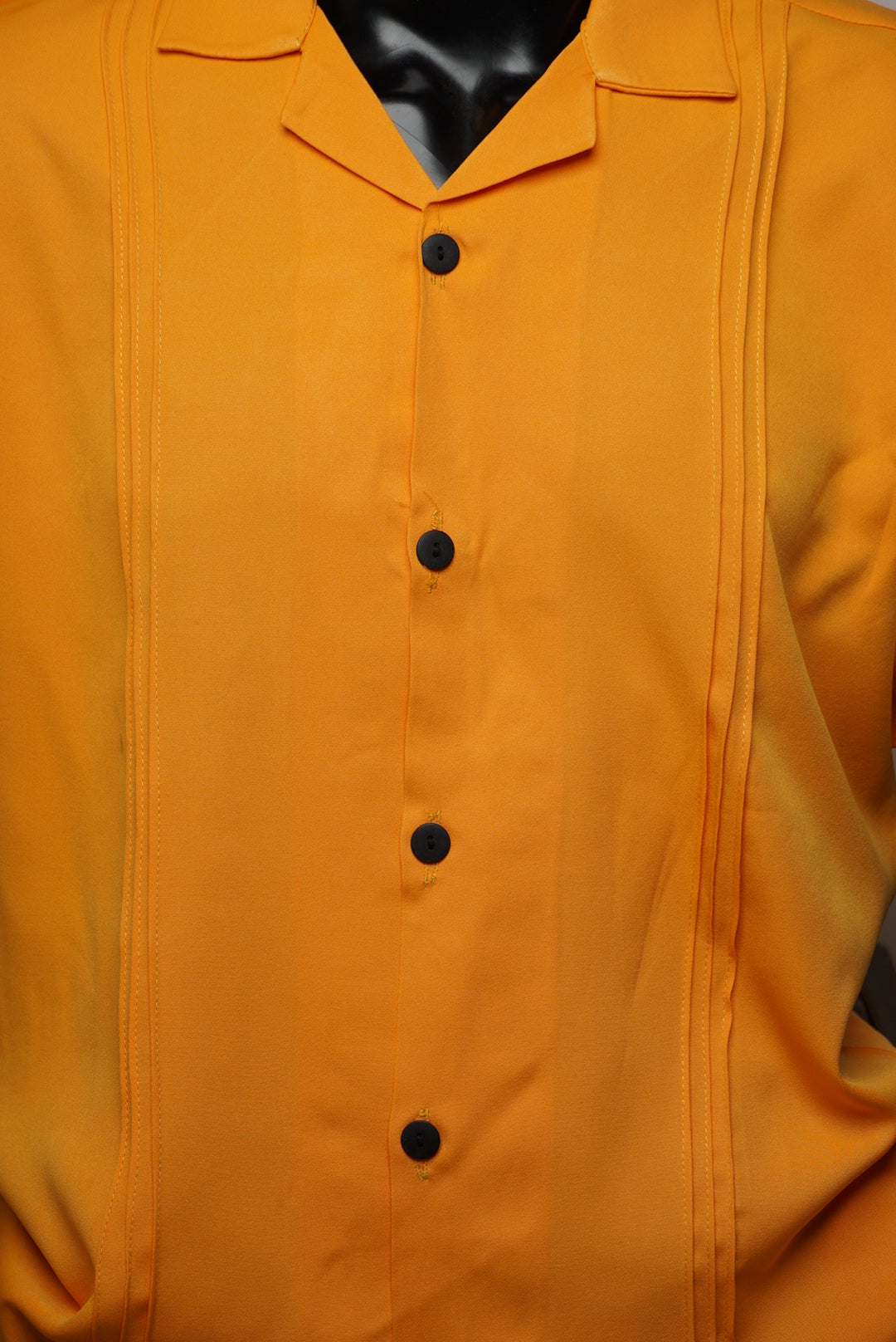 LAPEL NECK-PL/ORANGE