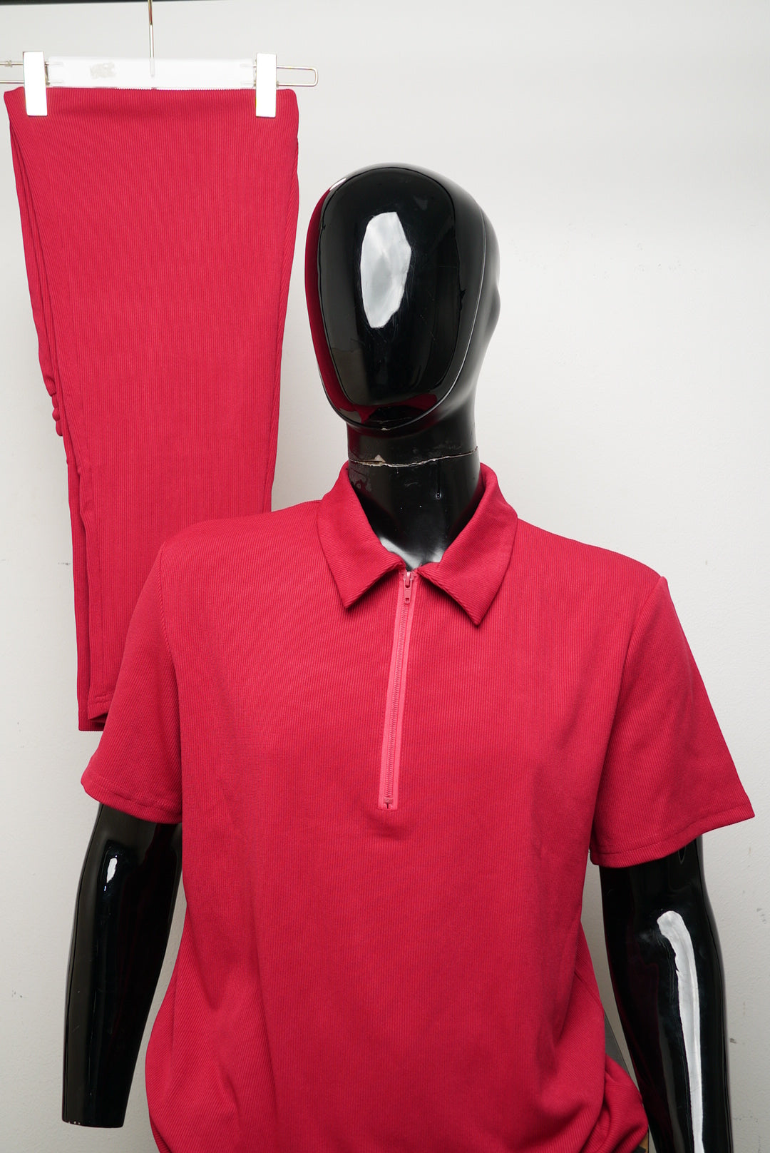 POLO ZIP-PL/PEACH