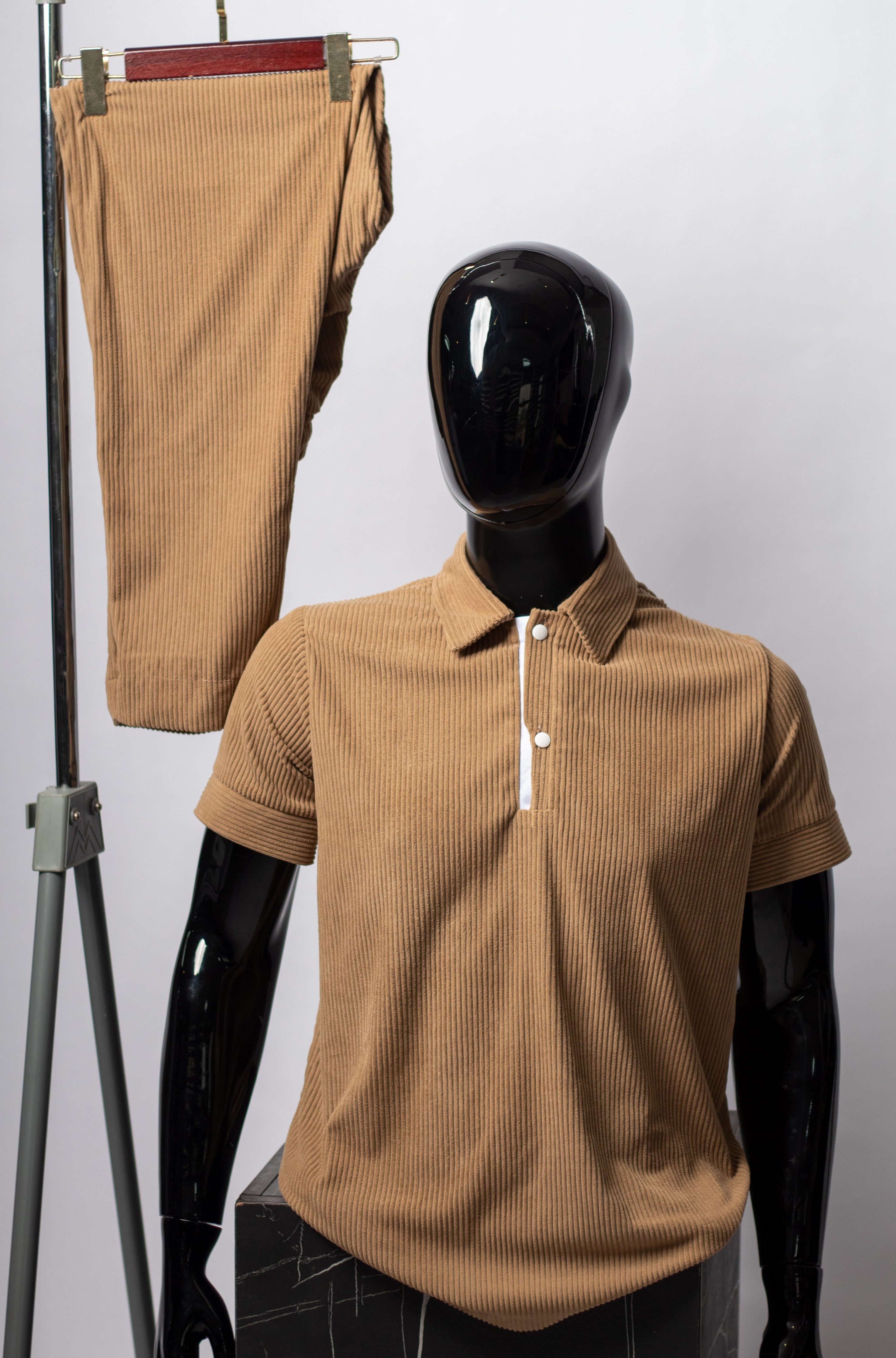 POLO NECK-PL/BEIGE