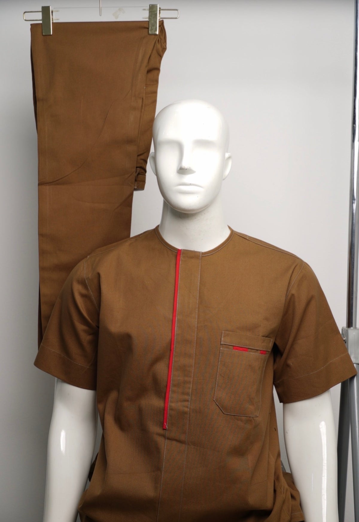 Brown 2 Piece Set for Men