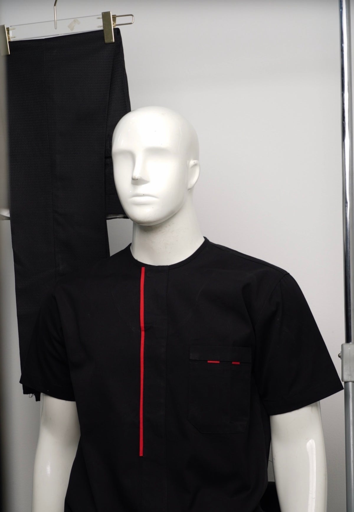 Black 2 Piece Set for Men